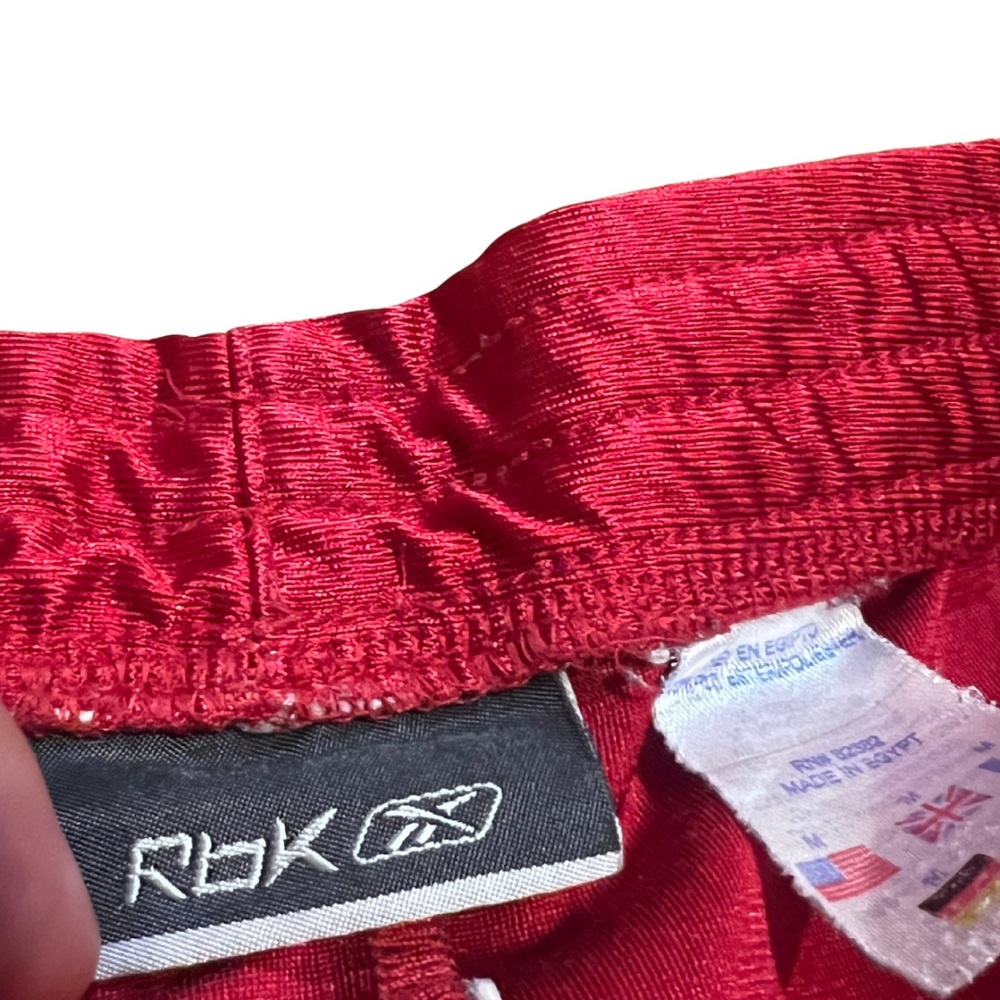 Men’s Vintage Reebok Red Basketball Shorts M | Athletic Workout - Picture 3 of 10